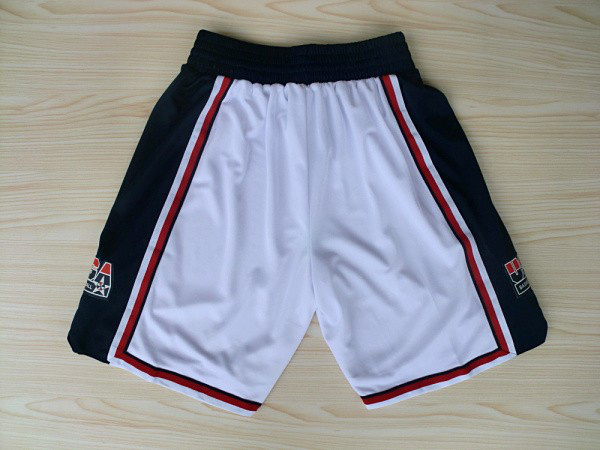  1992 USA Basketball Dream Team Authentic White Short